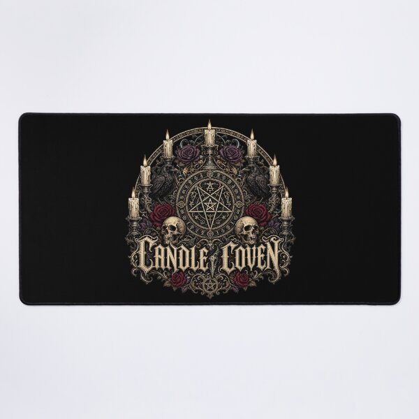 Item preview, HALLOWEEN Candle Coven – Witchy Gothic Candle Art designed and sold by Uglyandcute.