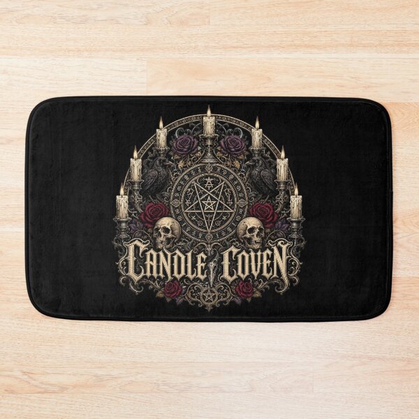 Item preview, HALLOWEEN Candle Coven – Witchy Gothic Candle Art designed and sold by Uglyandcute.