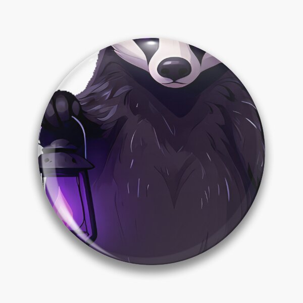 Item preview, Poison Garden Badger with Wolfsbane Crown designed and sold by IllumeInk.
