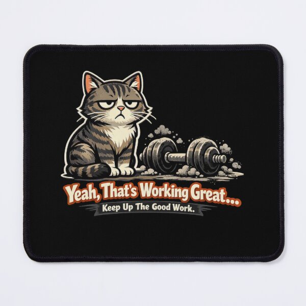 Item preview, Do I Look Like I Even Lift Funny Sarcastic Cat – Gym Cat Lover Humor Design designed and sold by AYACHI90.