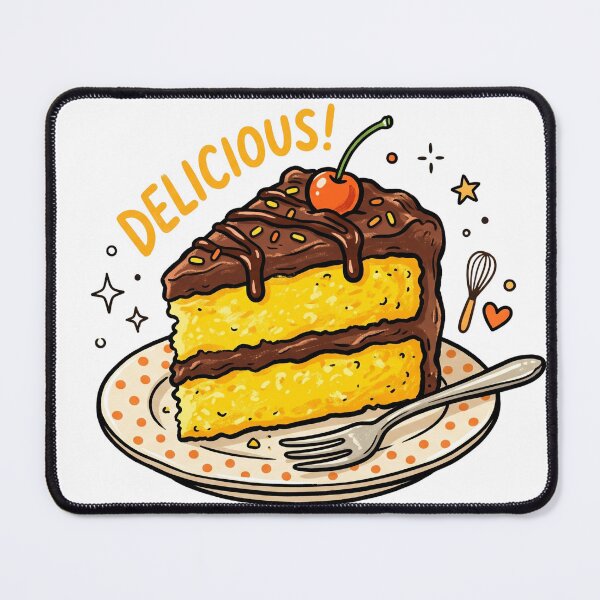 Item preview, Retro Yellow Cake Slice Vintage Baking Lover Graphic designed and sold by spectomine.