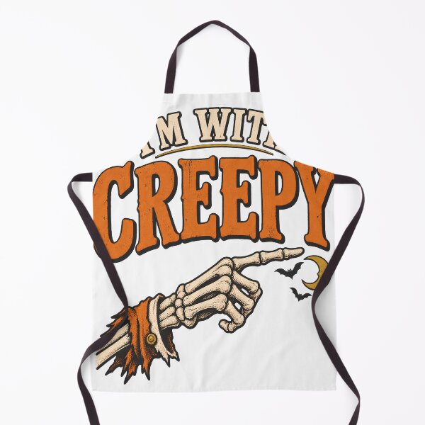 Item preview, Funny Halloween Couple , I'm With Creepy, Spooky Matching Couples Gift, Halloween Costume Graphic Tee designed and sold by OUICHA.