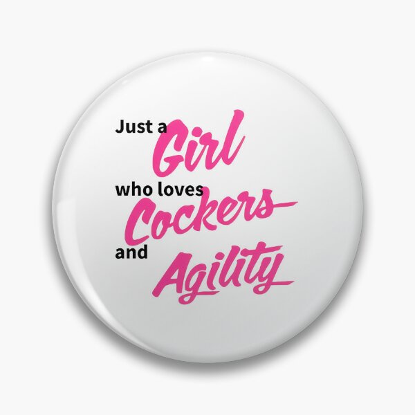 Item preview, Girl Loves Cockers Agility Dog Sport Lover Gift designed and sold by GiaoCalonas.