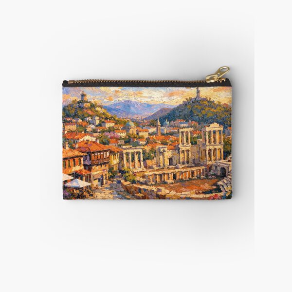 Item preview, A painting of Plovdiv, Bulgaria – A Beautiful City in Europe. designed and sold by GalleryKauffeld.