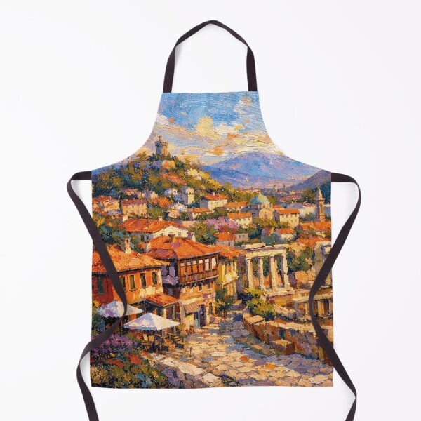 Item preview, A painting of Plovdiv, Bulgaria – A Beautiful City in Europe. designed and sold by GalleryKauffeld.