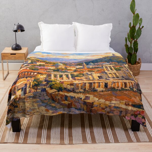 Item preview, A painting of Plovdiv, Bulgaria – A Beautiful City in Europe. designed and sold by GalleryKauffeld.