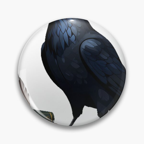 Item preview, Dark Academia Raven with Inkwell and Scroll designed and sold by IllumeInk.