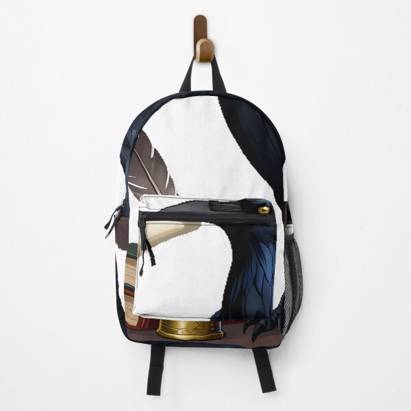 Item preview, Dark Academia Raven with Inkwell and Scroll designed and sold by IllumeInk.