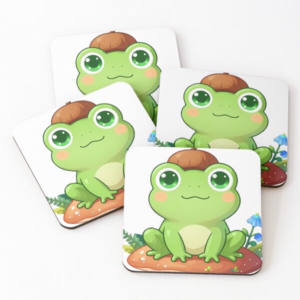 Item preview, Cottagecore Frog with Acorn Cap Hat designed and sold by pumsquare.