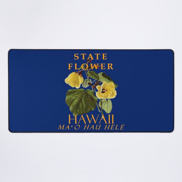 Item preview, Hawaii Territory Flower The Hibiscus brackenridgei designed and sold by taiche.