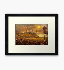 Halo Plains - Kingdom Of The Lost Angels Framed Print