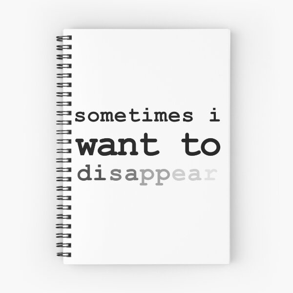 Item preview, Sometimes I Want To Disappear Sarcastic Introvert (Black) designed and sold by HeeShirt.