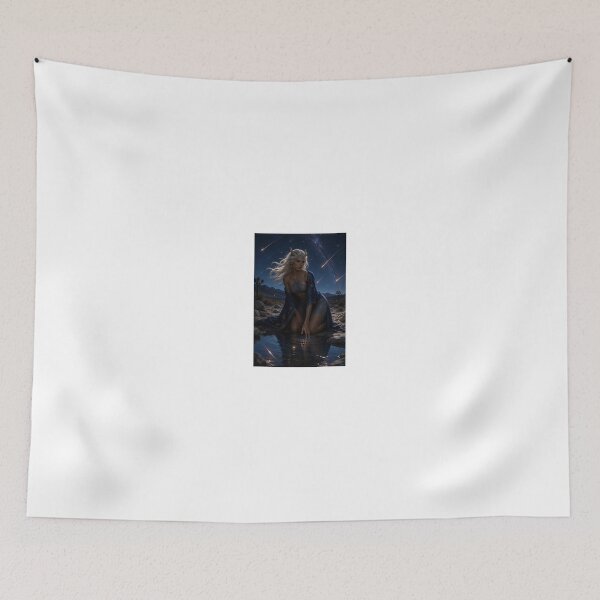 Item preview, Blonde Sorceress Watching Meteor Shower designed and sold by CathryneDelamort.