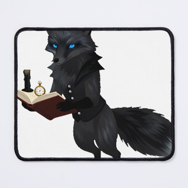 Item preview, Dark Academia Fox with Candlelit Reading designed and sold by IllumeInk.