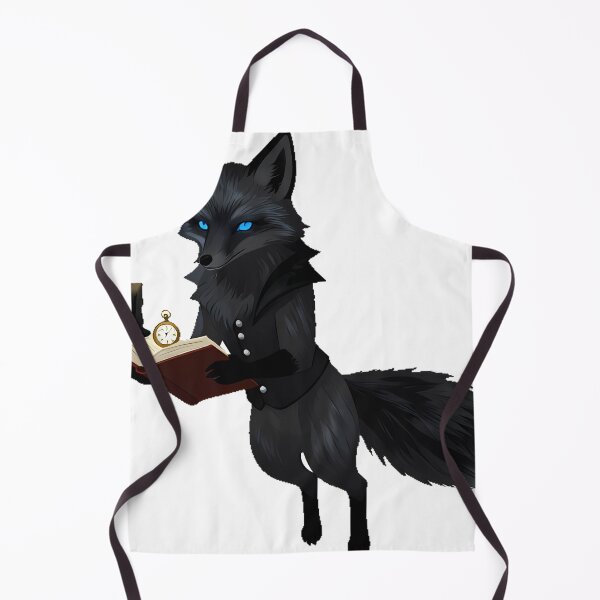 Item preview, Dark Academia Fox with Candlelit Reading designed and sold by IllumeInk.