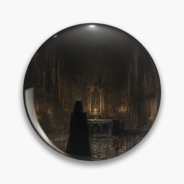 Item preview, Ruined Cathedral in Black Mud designed and sold by GeoWhimsy Studio.