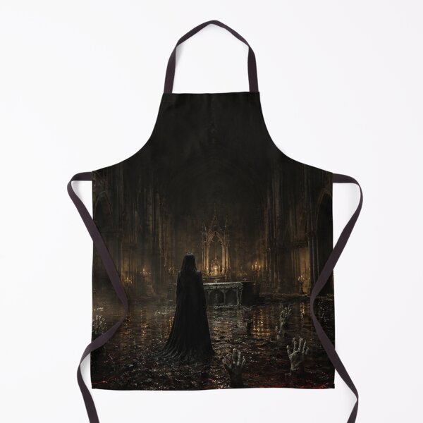 Item preview, Ruined Cathedral in Black Mud designed and sold by GeoWhimsy Studio.