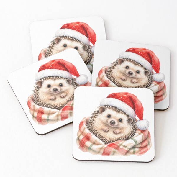 Item preview, Christmas Hedgehog designed and sold by MoonMonkeyNbear.