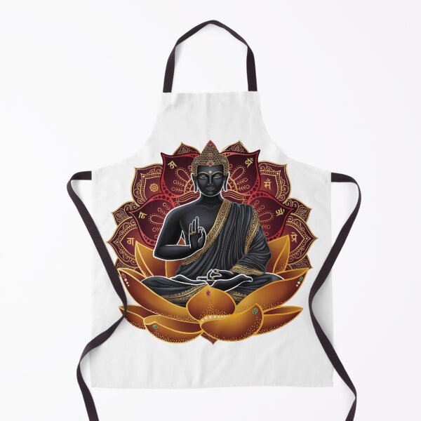 Item preview, Serene Buddha in Deep Meditation - Cosmic Lotus Mandala designed and sold by Shopeon Designs.