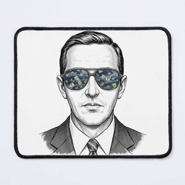 Item preview, DB Cooper Falling Money Shades Reflection designed and sold by Bad-Decisions-Designs.