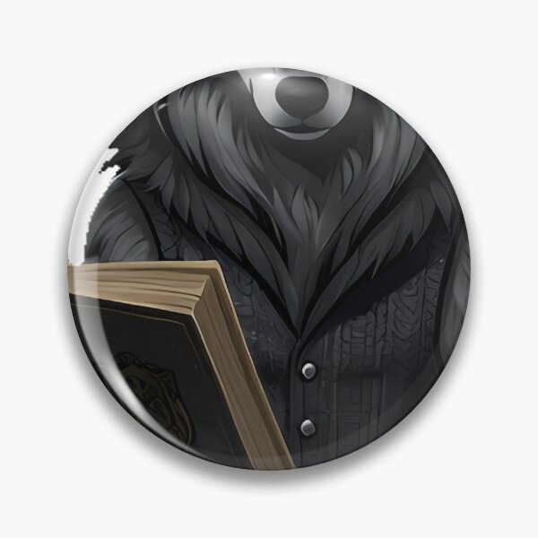 Item preview, Dark Academia Wolf with Tweed Vest and Tome designed and sold by IllumeInk.