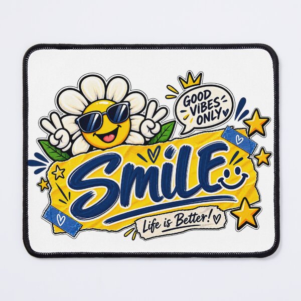 Item preview, Smile Motivational – Positive Vibes Inspirational Design | Good Vibes & Happiness designed and sold by Mahmoud Salah.