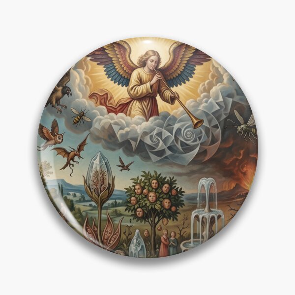 Item preview, XX Judgment Tarot Card Bosch style- Renaissance Art designed and sold by Ada’s Mystic Atelier .