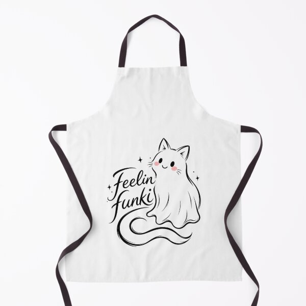 Item preview, Feelin Funki Cute Ghost Cat Minimalist Line designed and sold by TheChalkyFox.