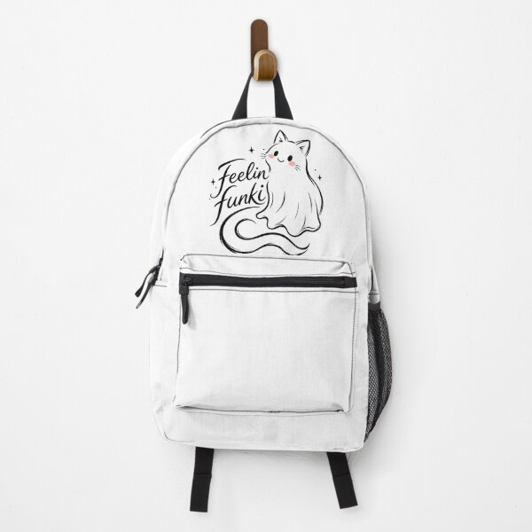Item preview, Feelin Funki Cute Ghost Cat Minimalist Line designed and sold by TheChalkyFox.