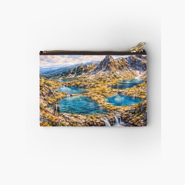 Item preview, Rila Lakes Bulgaria painting, designed and sold by GalleryKauffeld.