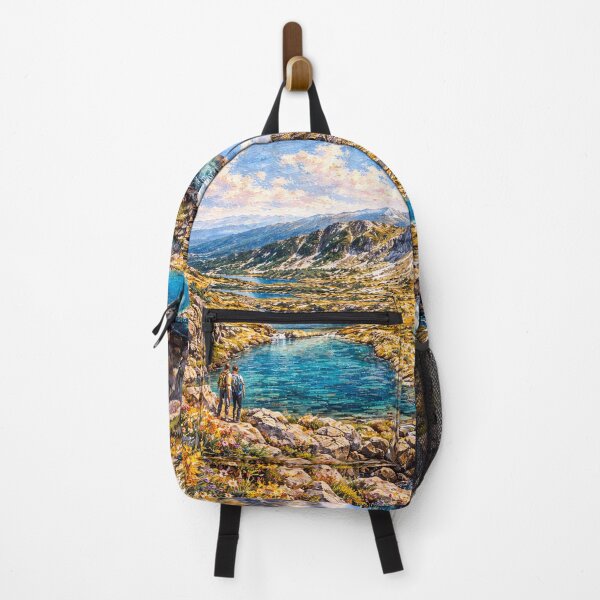 Item preview, Rila Lakes Bulgaria painting, designed and sold by GalleryKauffeld.