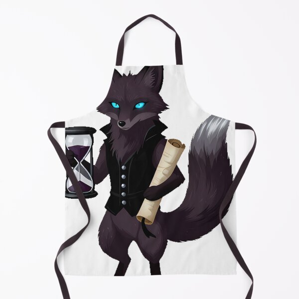 Item preview, Dark Academia Fox with Hourglass and Scroll designed and sold by IllumeInk.
