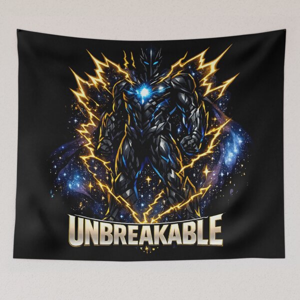 Item preview, Unbreakable Cosmic Warrior Inspirational Strength Armor Design designed and sold by irfanshikh.