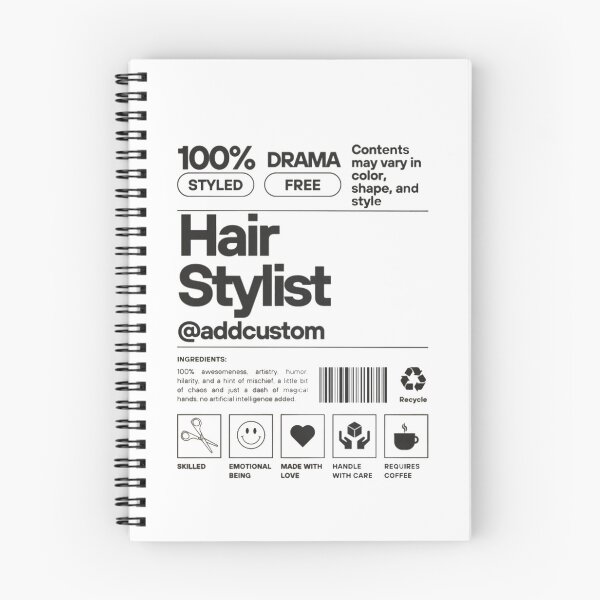 Item preview, 100% Drama Styled Free – Funny Hairstylist Hairdresser Salon  designed and sold by roartusa.