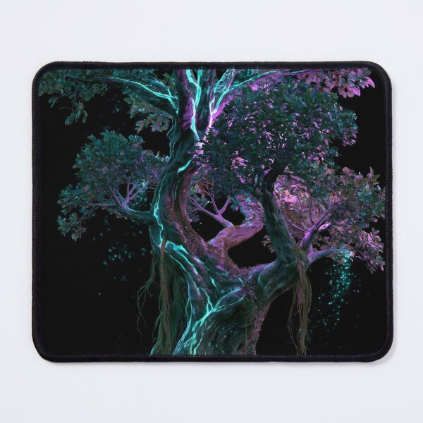 Item preview, Tree of Life Glowing Roots Teal Purple Mystical designed and sold by FrostyFrisby.
