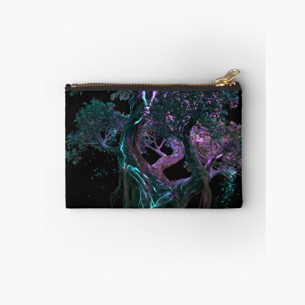 Item preview, Tree of Life Glowing Roots Teal Purple Mystical designed and sold by FrostyFrisby.