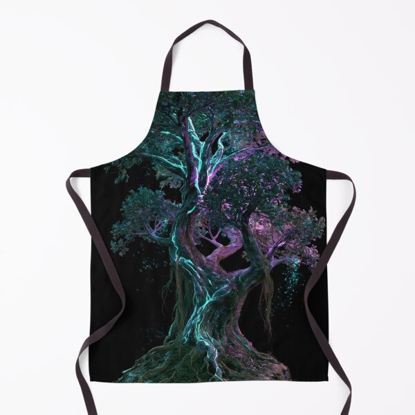 Item preview, Tree of Life Glowing Roots Teal Purple Mystical designed and sold by FrostyFrisby.