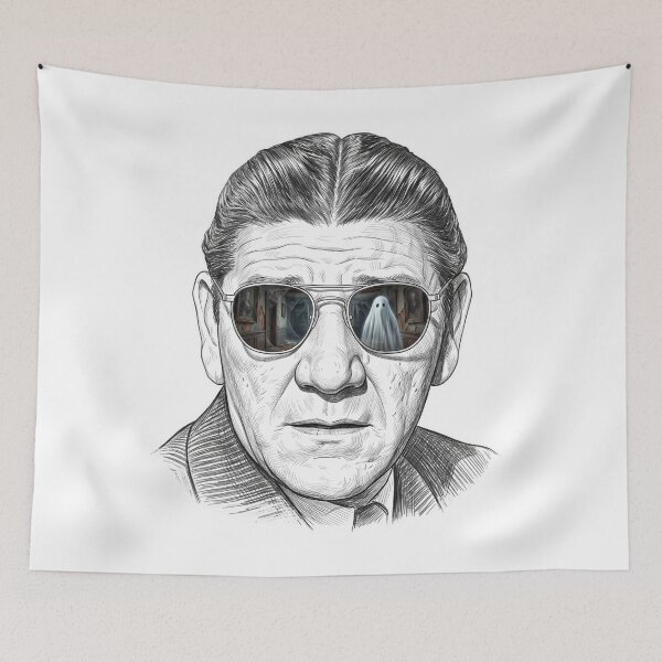 Item preview, Shemp Howard Spooky Ghost Shades Reflection designed and sold by Bad-Decisions-Designs.