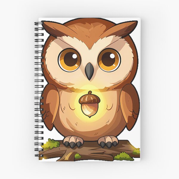 Item preview, Cottagecore Owl with Mushroom Lantern designed and sold by pumsquare.
