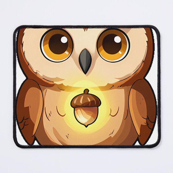 Item preview, Cottagecore Owl with Mushroom Lantern designed and sold by pumsquare.
