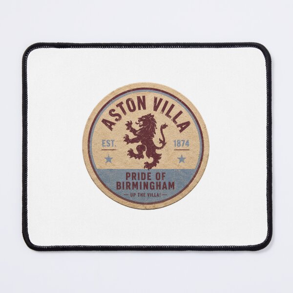 Item preview, Aston Villa FC Beer Mat Graphic Design designed and sold by FanFueledStickers.