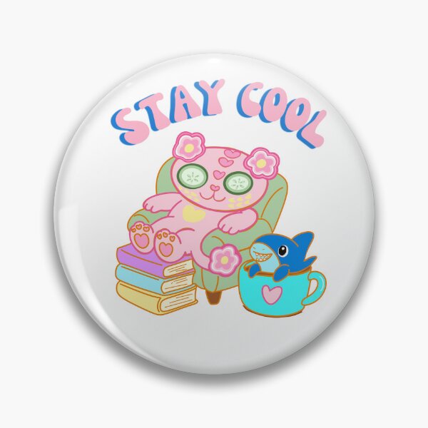 Item preview, Stay cool, Love cat designed and sold by BritishDelights.