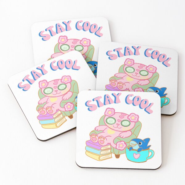 Item preview, Stay cool, Love cat designed and sold by BritishDelights.