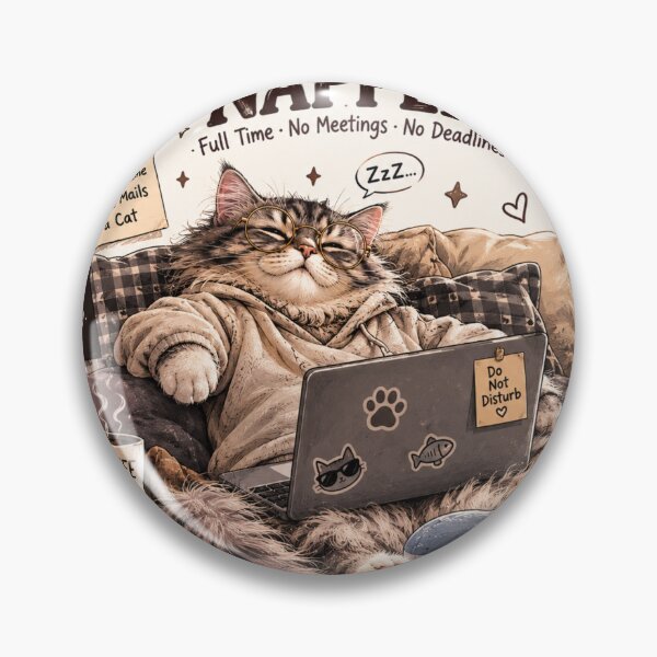 Item preview, Professional Cat Napper Funny Cozy Cat designed and sold by CartRex.