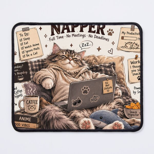 Item preview, Professional Cat Napper Funny Cozy Cat designed and sold by CartRex.