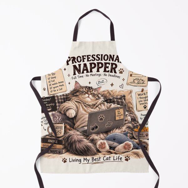 Item preview, Professional Cat Napper Funny Cozy Cat designed and sold by CartRex.