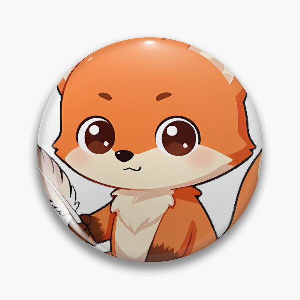 Item preview, Bookish Fox with Quill and Inkwell designed and sold by pumsquare.