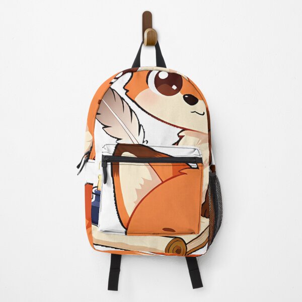 Item preview, Bookish Fox with Quill and Inkwell designed and sold by pumsquare.