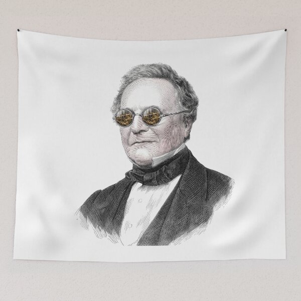 Item preview, Charles Babbage Mechanical Computer Shades Reflection designed and sold by Bad-Decisions-Designs.
