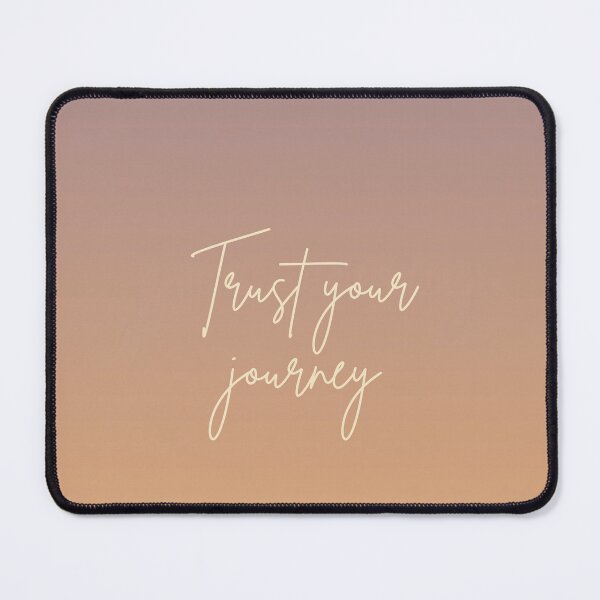 Item preview, Trust Your Journey – Minimalist Design with Mauve and Gold Gradient designed and sold by Kokorolab.